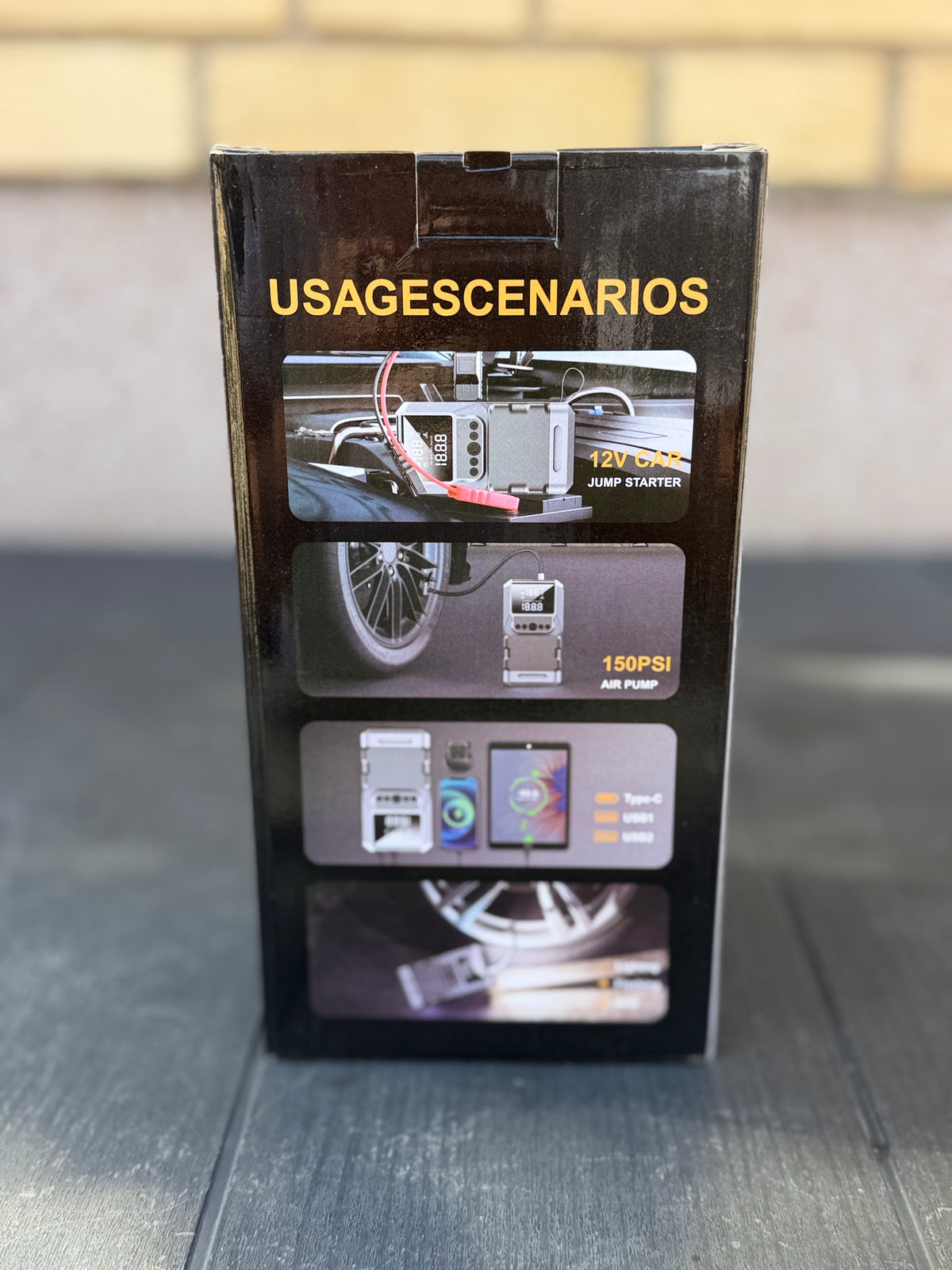 JUMP STARTER + ZRAČNI KOMPRESOR 10u1