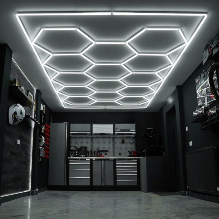 RIXME Honeycomb LED Garažna Rasvjeta – Osvijetli svoj prostor kao pravi profesionalac